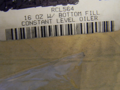 Lube Devices RCL564 16oz Top Fill Level Oiler Qty. 1