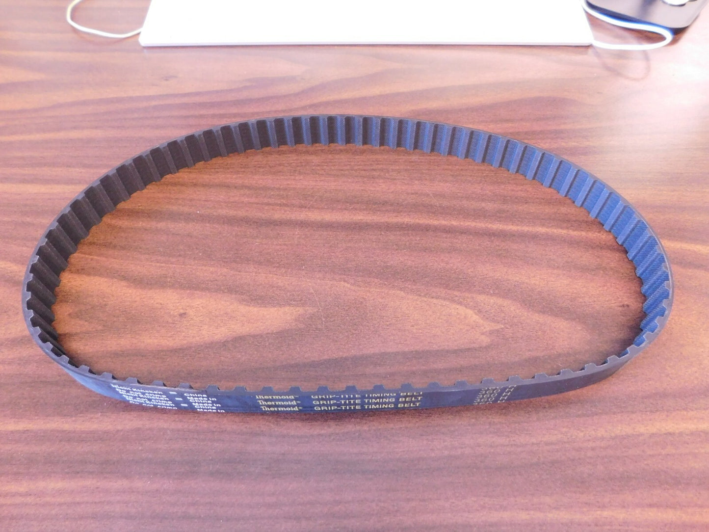 Thermoid Grip-Time Timing Belt, Section H, 1/2" Pitch, Neoprene Rubber, 036