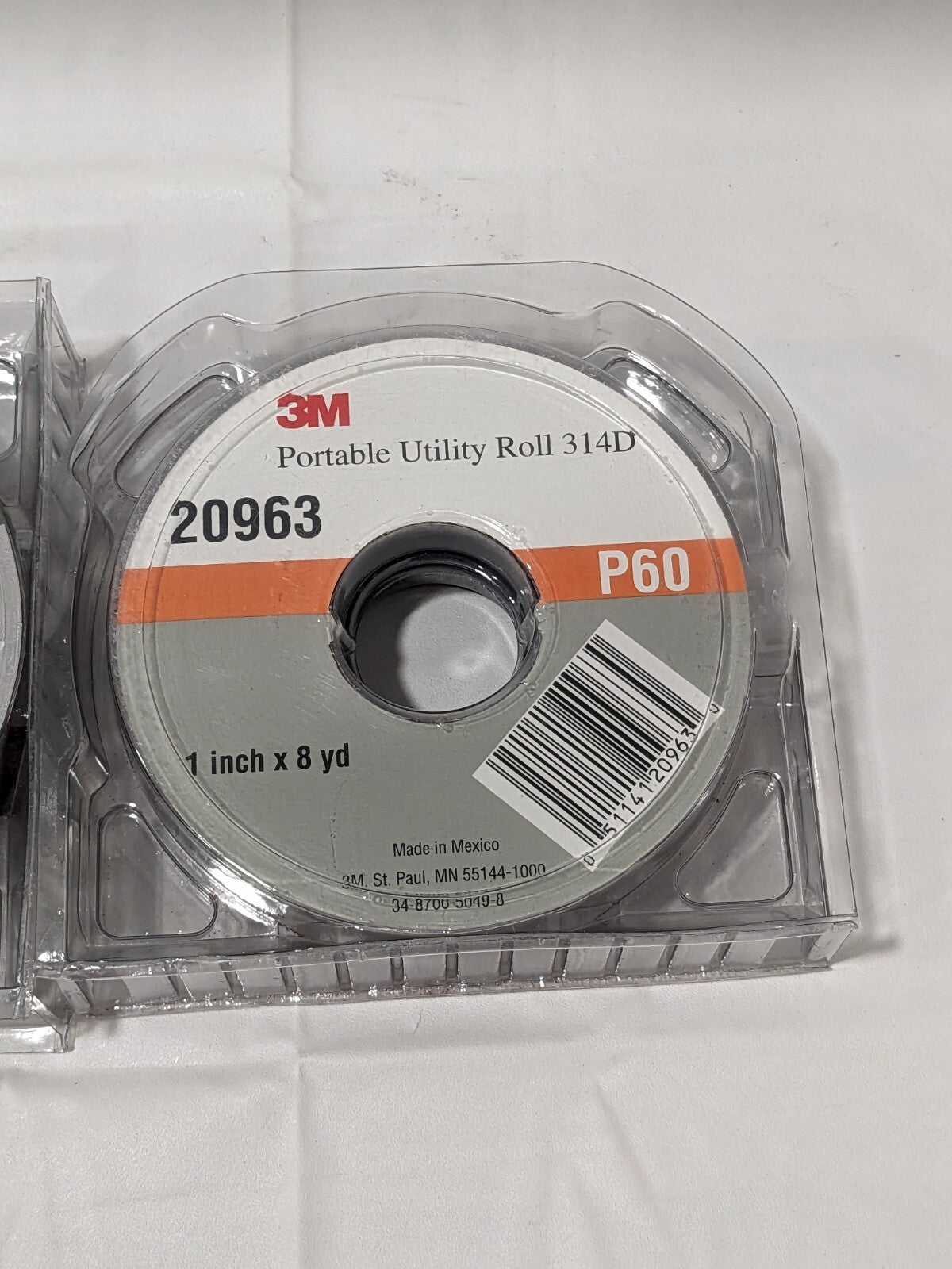 3M 1" 2 Piece Roll Kit 7000118641 MISSING 3 ROLLS