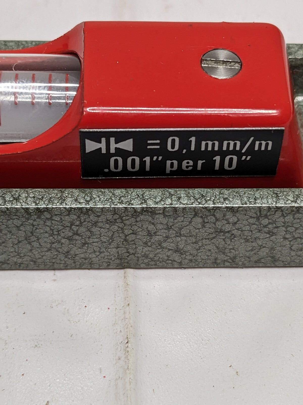 SPI Precision Level: Machinists, 0.001" Sensitivity Per 10" 114-0,1-200 DAMAGED