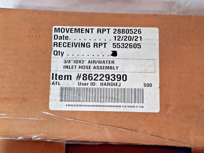 Reelcraft Inlet Fitting Hose 3/8 x 3/8" S601024-2
