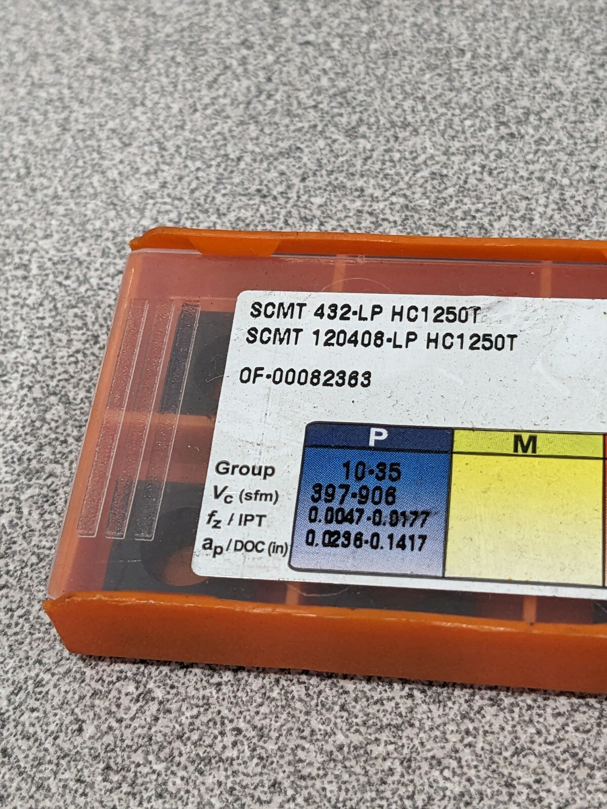 HERTEL Turning Insert: SCMT 432LP HC1250T, Solid Carbide Qty 10 42804161