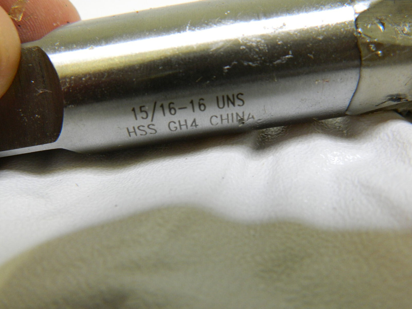Interstate Straight Flute Tap: 15/16-16 UNS, 4 Flutes, Plug, 3B 04848693