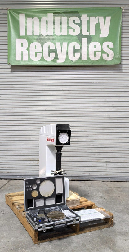 Starrett Bench Top Hardness Tester  Rockwell A - K   Shipping Damage