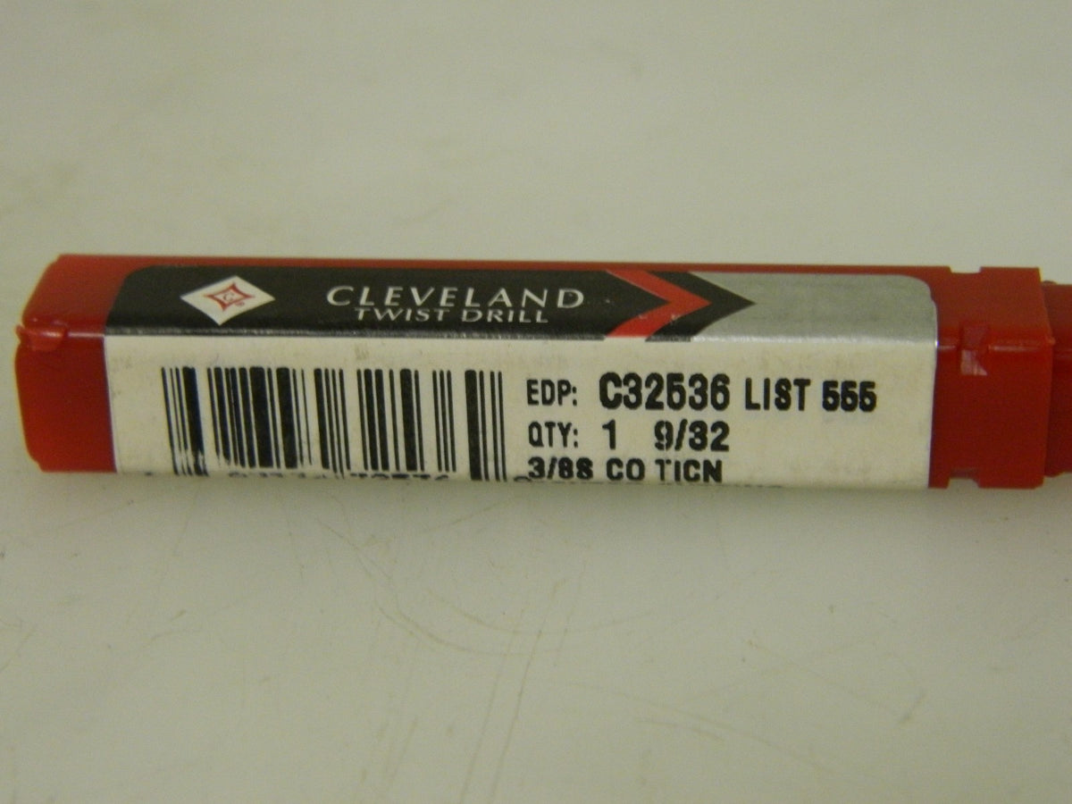 Cleveland Twist Drill Square End Mill 2 Pack Milling Dia 9/32" C32536