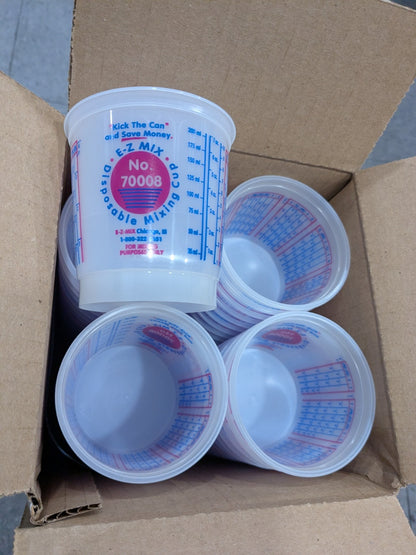 E-Z Mix Disposable Mixing Cups 1/2 Pint 100-Pack 70008