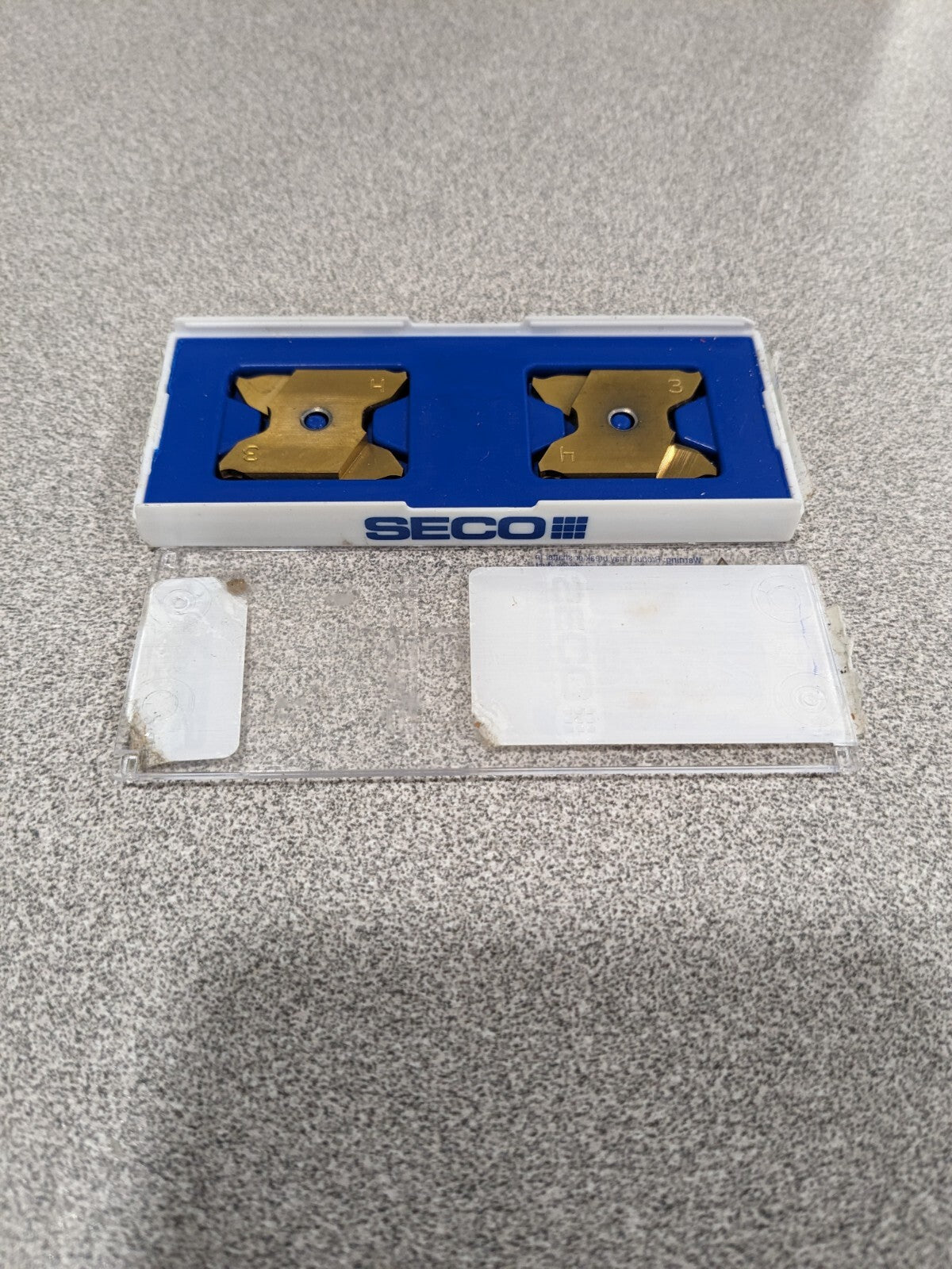 SECO Grooving Insert: X4GK2503010MC CP500, Solid Carbide Qty 2 02823005
