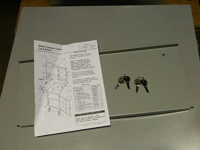 Edsal Cabinet Enclosure 26" x 22" x 21" CRT Computer Monitor #CSC