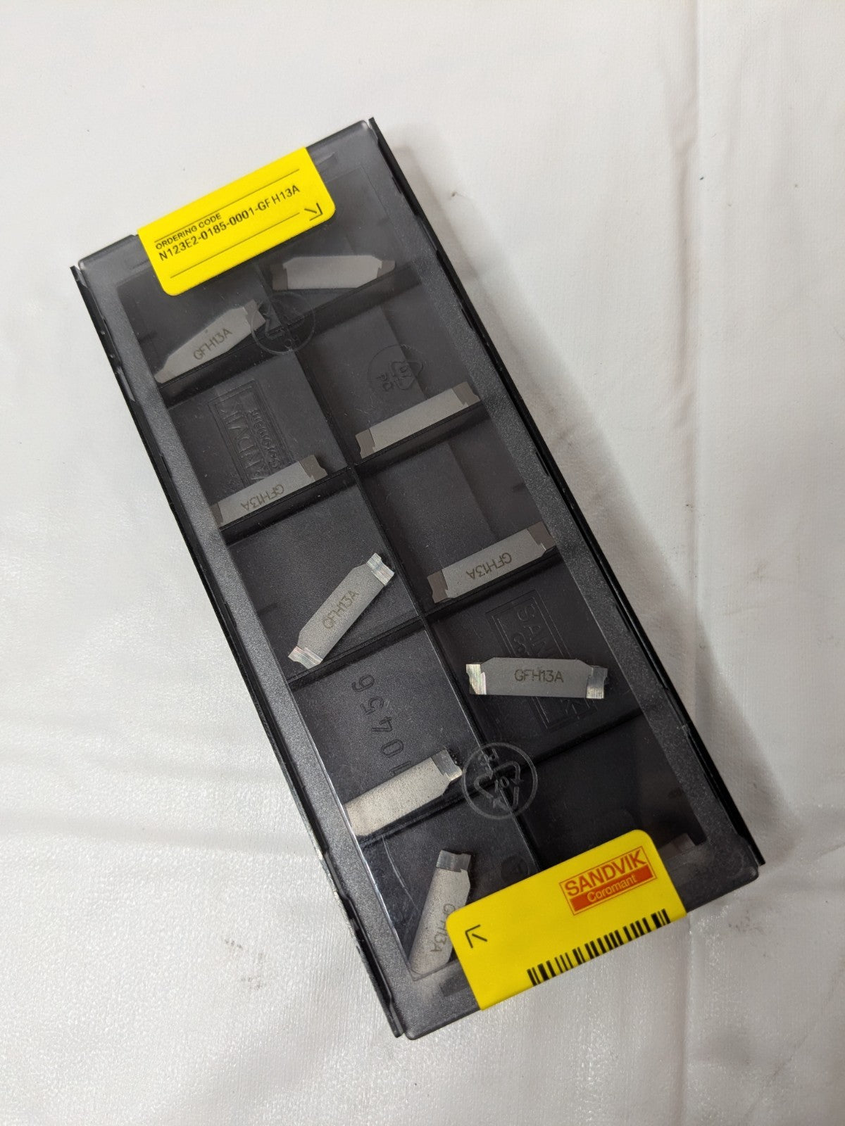 Sandvik Coromant Carbide Grooving Inserts N123E201850001GF H13A QTY 10 5735666