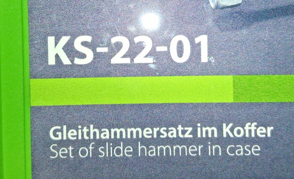KUKKO Slide Hammer Set 9" OAL 1 Jaw 10 Pc KS-22-01