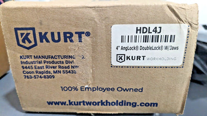 Kurt 4" Double Station Machine Vise Horizontal 2-63/64" Jaw Opening HDL4J