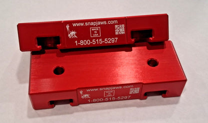 Snap Jaws Vise Jaw 4.00" W 1-1/2" H 0.7500" Thick Flat 2pc 4MAJ-150
