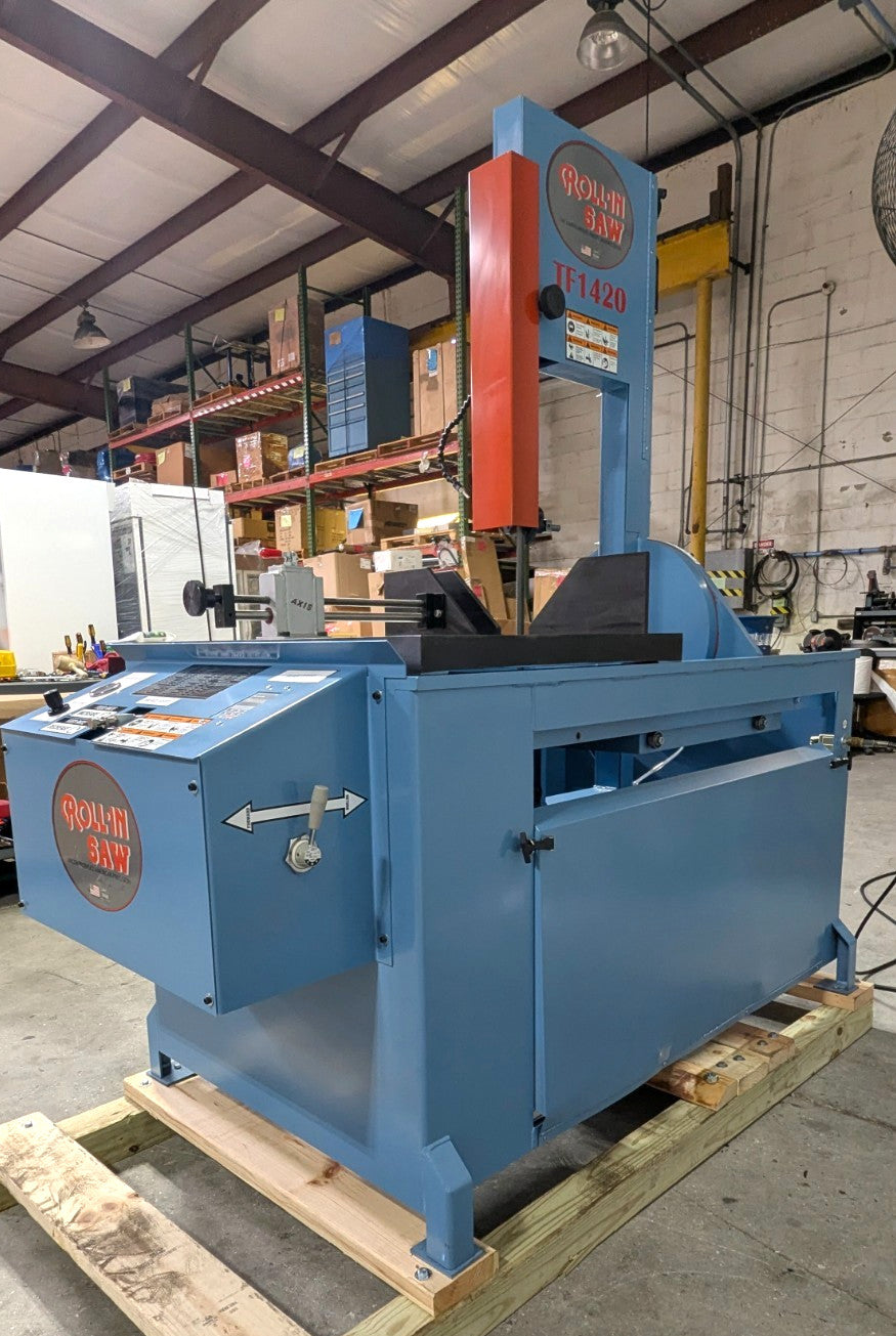ROLL-IN SAW Vertical Bandsaw Variable Speed  Auto-Feed 220V 3PH *Scratch & Dent*