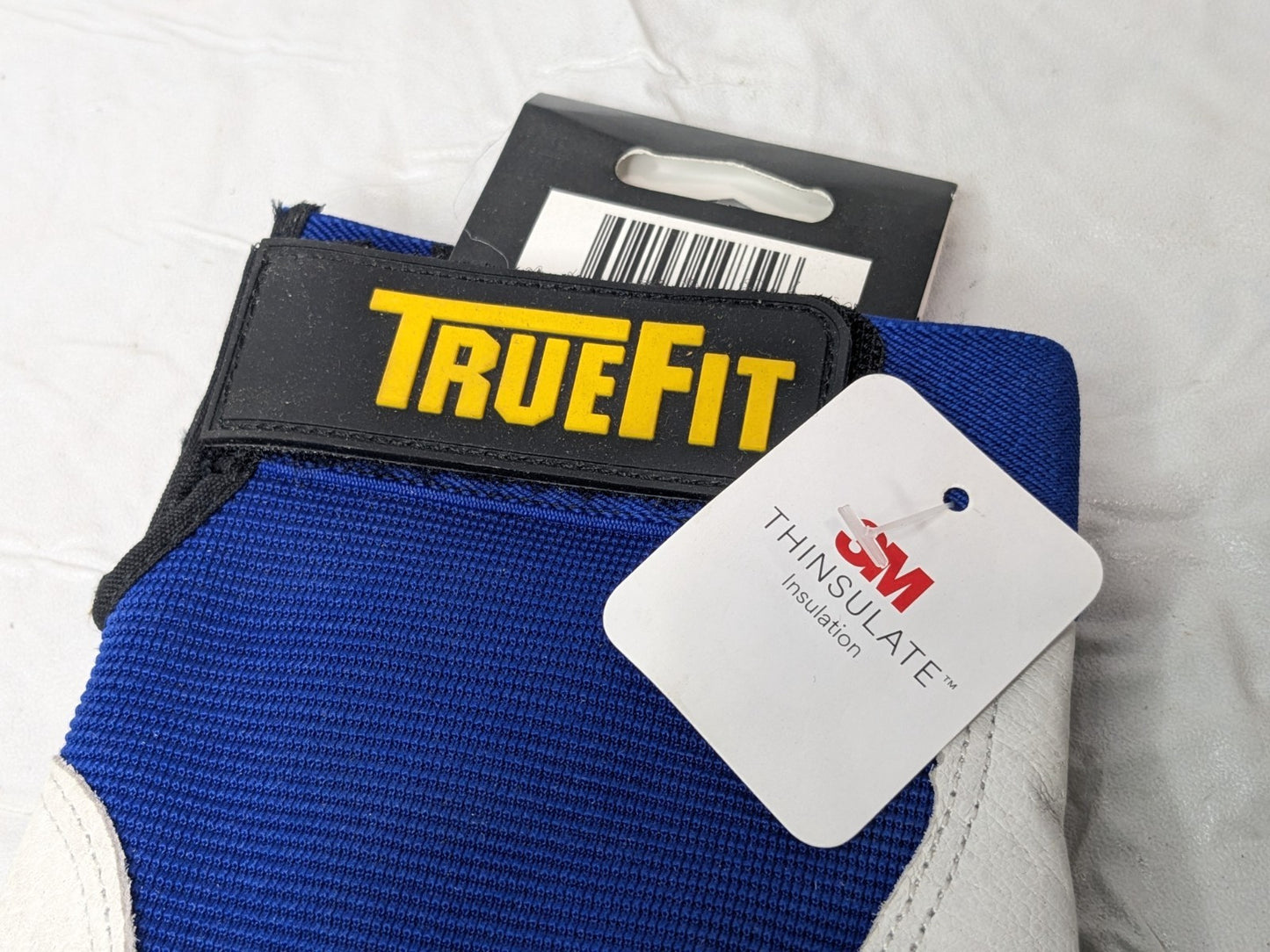 Tillman TrueFit 3M Thinsulate Top Grain Pigskin Work Gloves Blue/White XL 1485XL