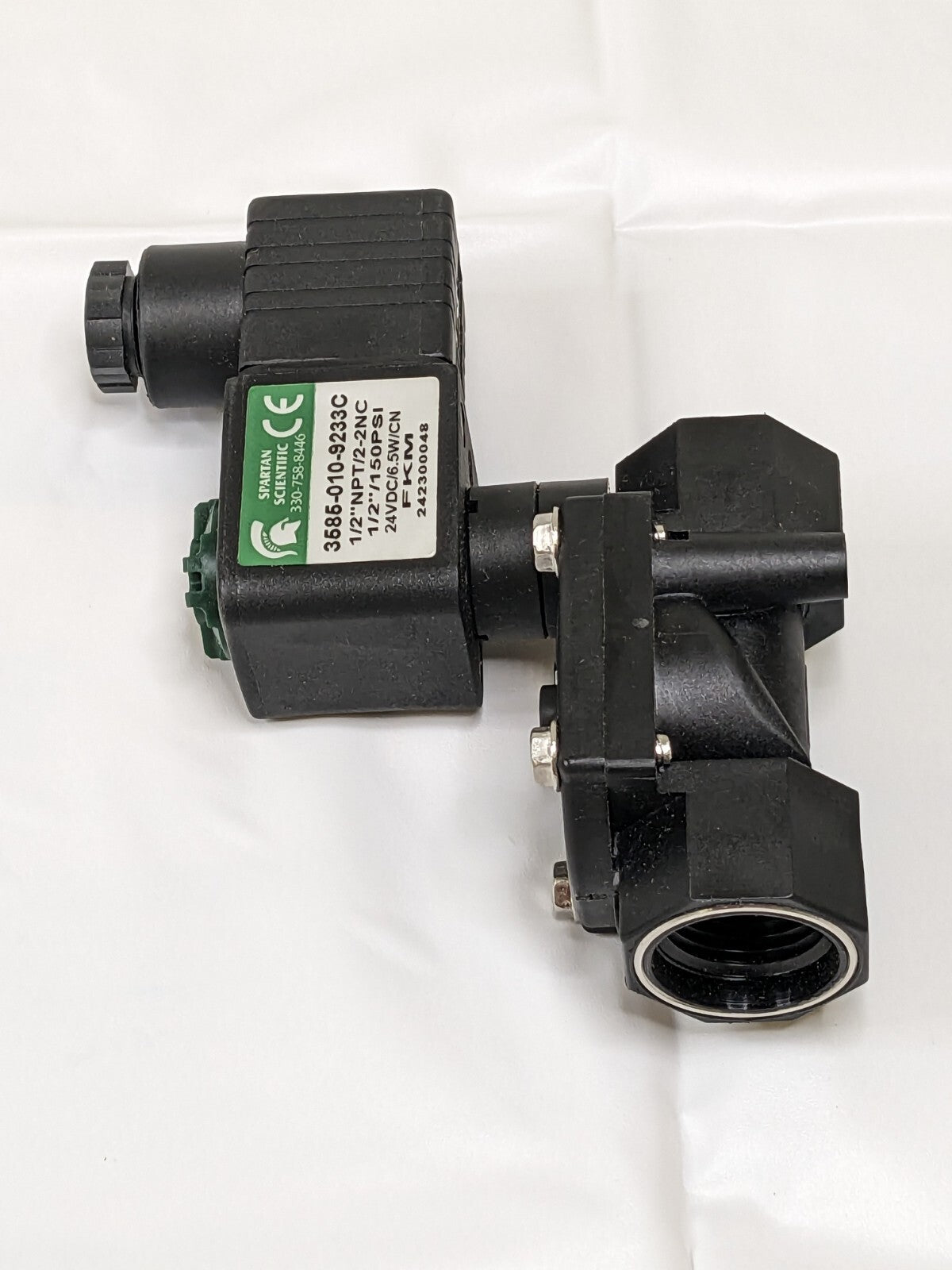 SPARTAN Solenoid Valve: 2-Way & 2-Position, 1/2" Port, NPT 3585-010-9233C