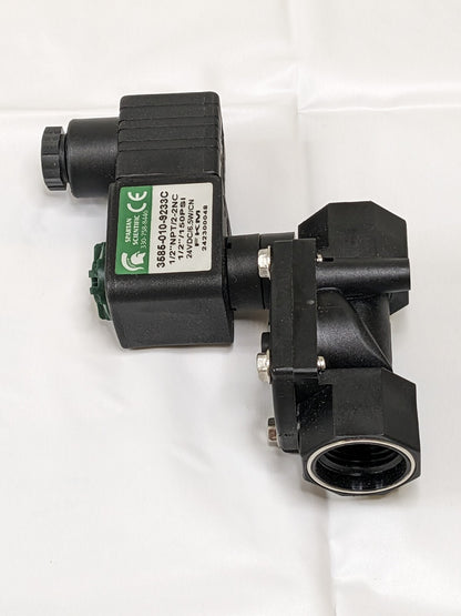 SPARTAN Solenoid Valve: 2-Way & 2-Position, 1/2" Port, NPT 3585-010-9233C