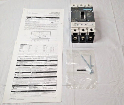 Siemens HDK3R100L VL Series 100A Circuit Breaker 3 Pole 600V ETU5-LI W/Trip Lugs