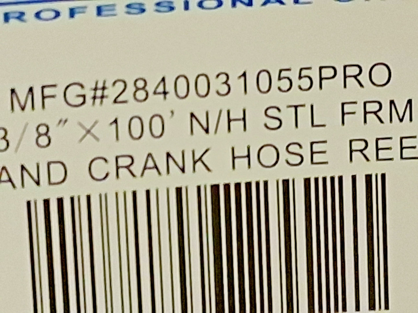 Pro-Source Hose Reel Without Hose 3/8" ID Hose 100ft 2840031055PRO