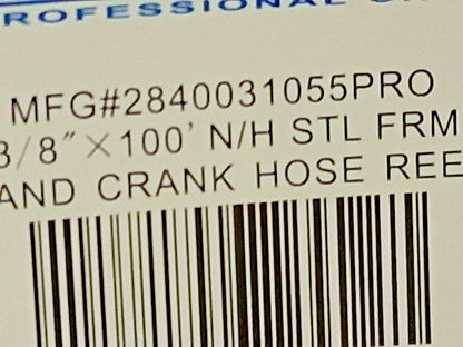 Pro-Source Hose Reel Without Hose 3/8" ID Hose 100ft 2840031055PRO