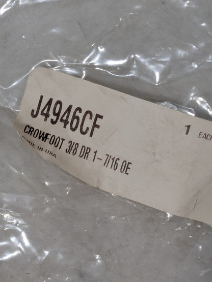 Proto Open End Crowfoot Wrench: 1-7/16" J4946CF