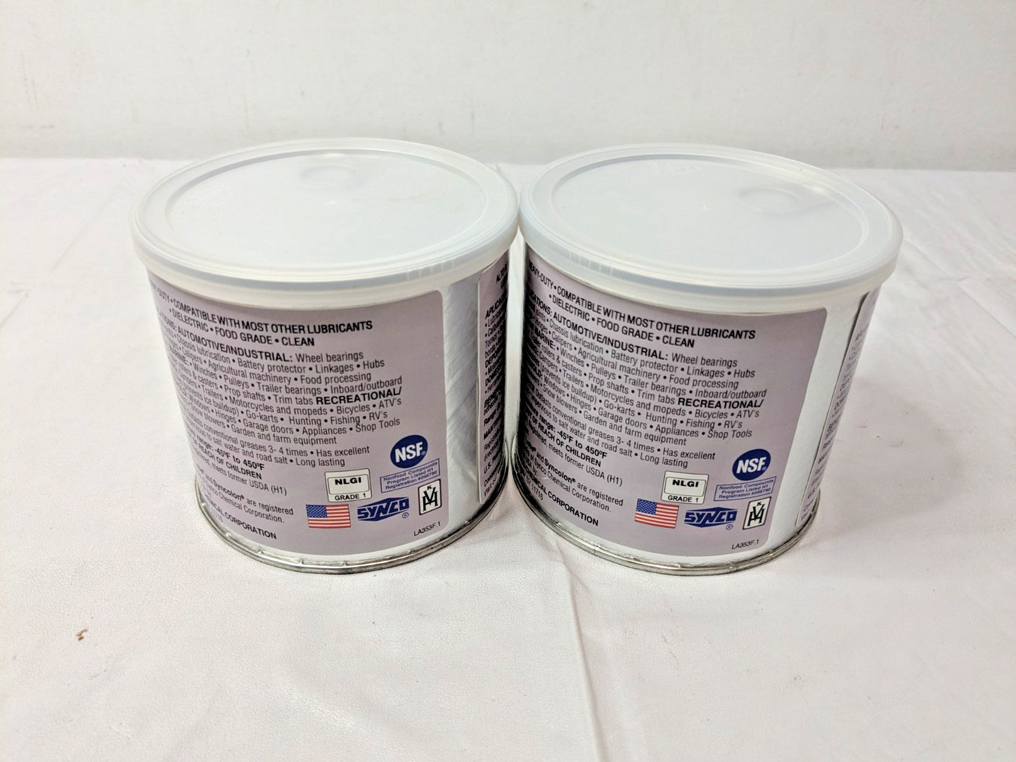 2PK Super Lube General Purpose Grease 14.1 oz Can Synthetic w/Syncolon 41160/1
