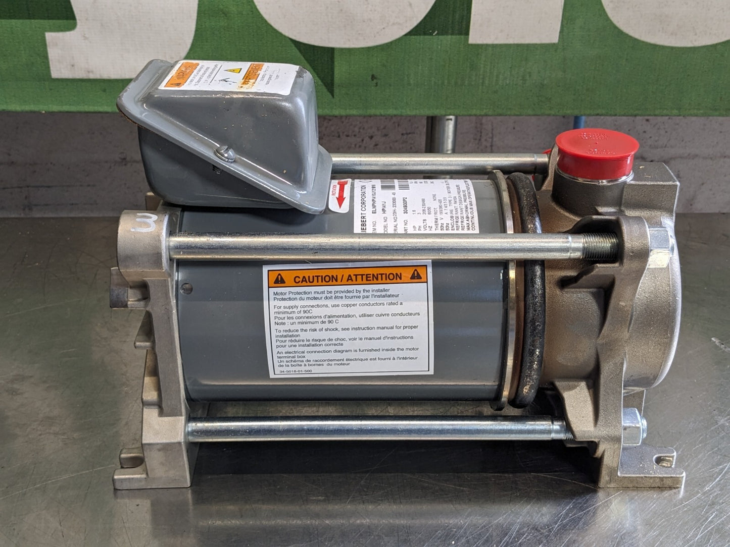 Liebert Refrigerant Pump 1.6 HP 208-230/460v 3 Phase HPI41J Parts / Repair