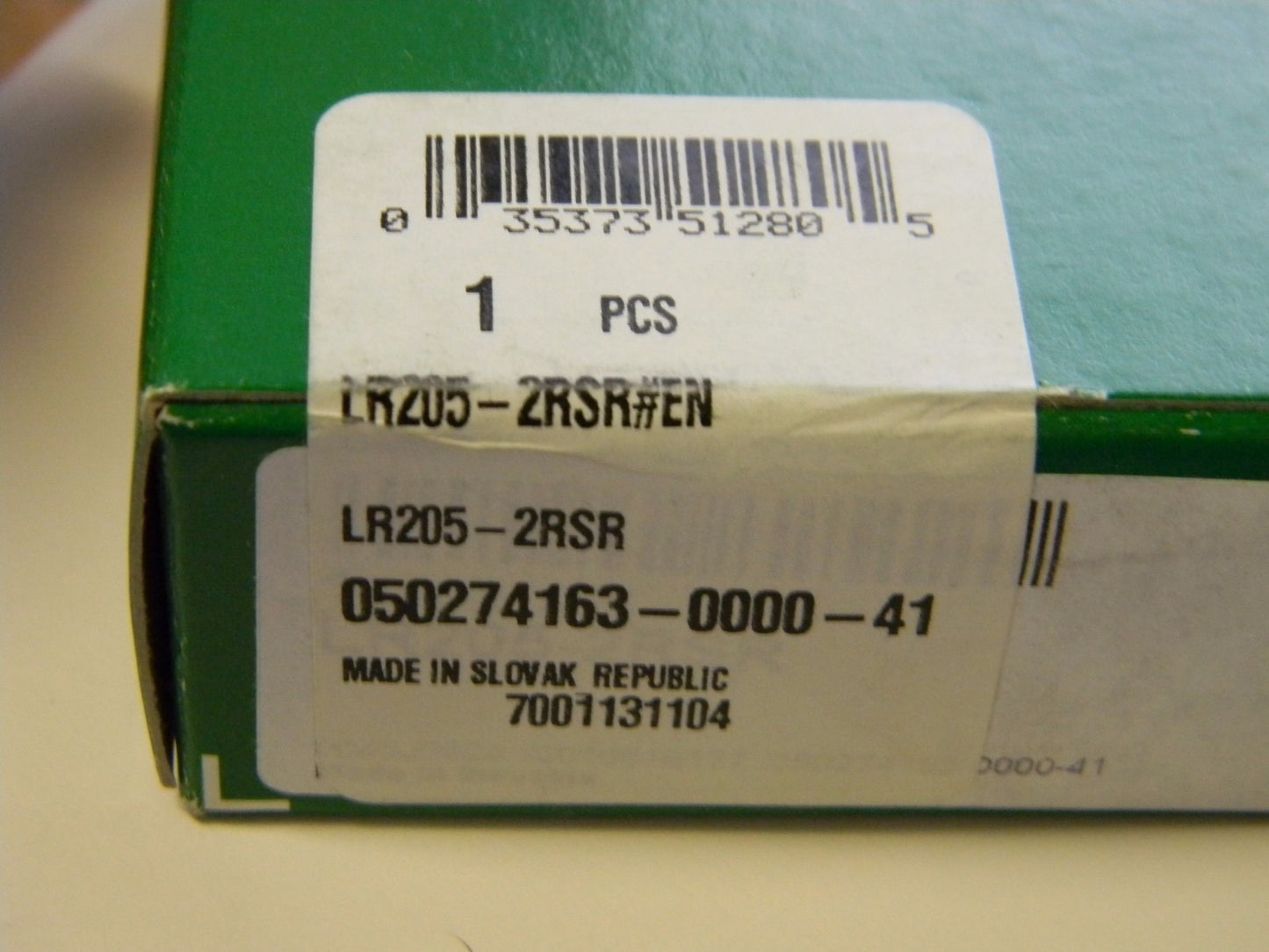 INA Roller Ball Bearing 25" x 62" x 15" Track  LR205-2RSR  RL
