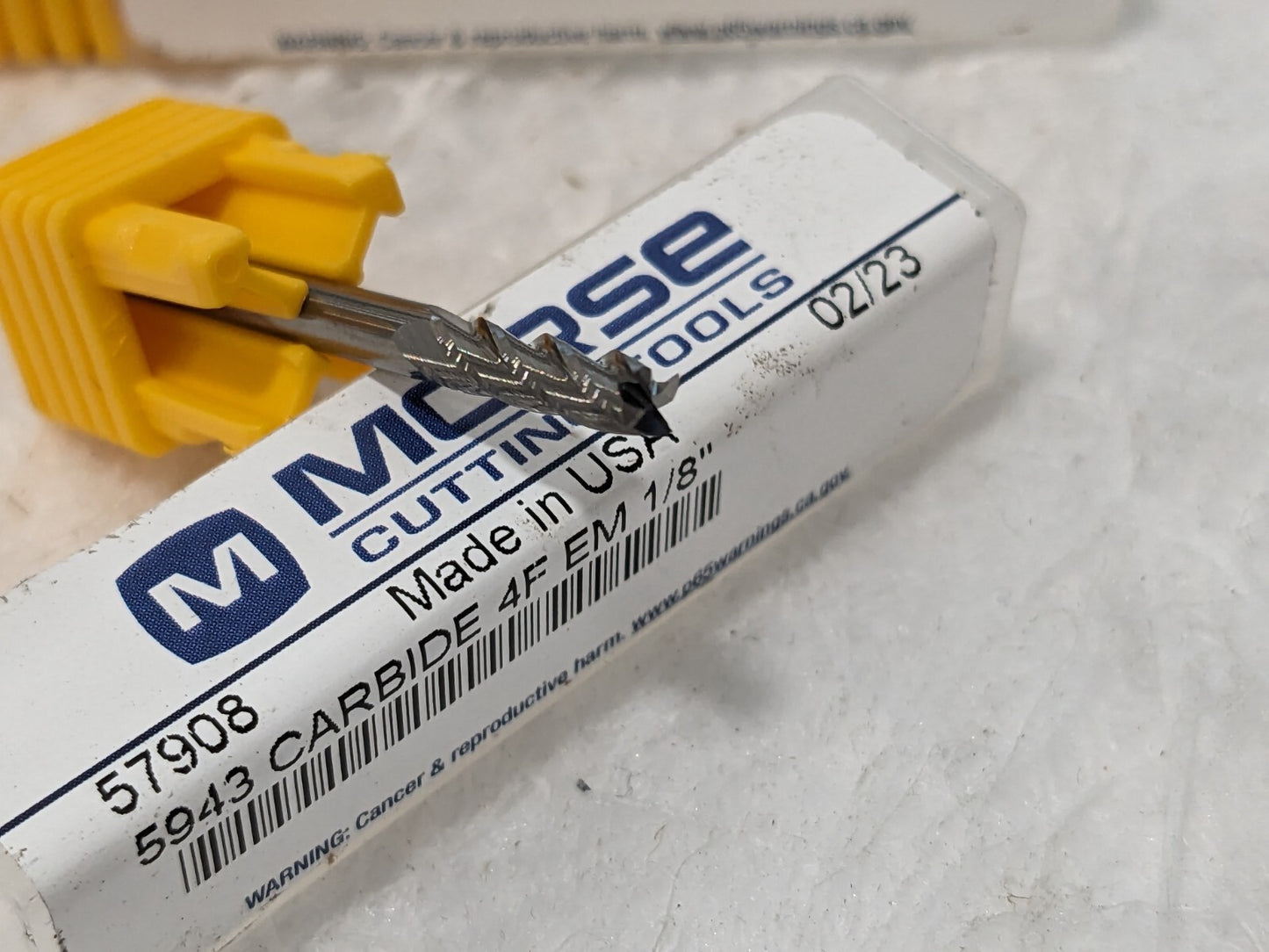 morse tools 2pk 1/8X1/8X1/2X11/2" 4FL CARB SEM MT3257908