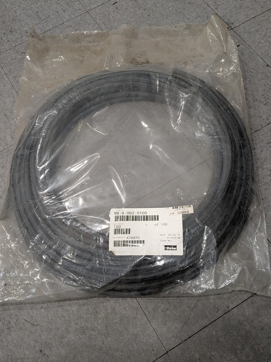 Parker Black Nylon Tubing 1/2" X .375" X 100' NB-8-062-0100