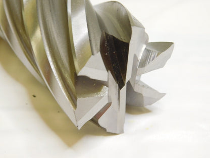 HERTEL Square End Mill RH 2''D x 8''LOC x 2''SD X 11-3/4"OAL 6 FL 91194357