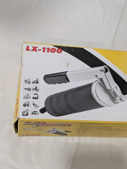 Lumax Manual Grease Gun: 10,000 psi, 14 oz Cartridge LX-1100