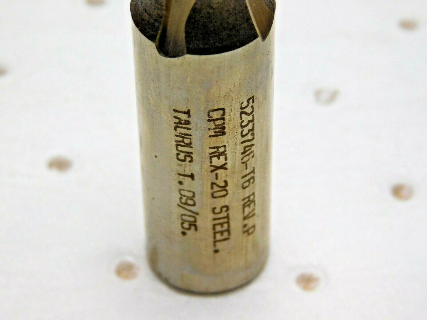 Taurus Tools Recess Mill CPM REX-20 Steel 3-1/2" OAL 4FL QTY 10 5233746-T6 REV.P