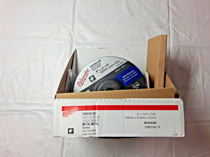 Depressed-Center Aluminum Oxide Wheel Type 27 QTY10 49-94-6340