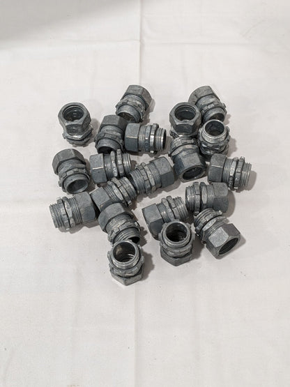 T&B Conduit Connector: For EMT, Die Cast Zinc, 1/2" Trade Size Qty 20 TC211SC