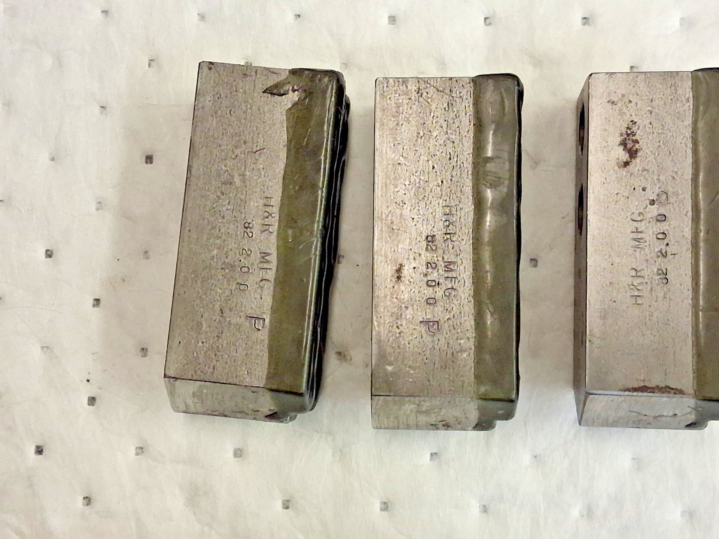H&R Manufacturing Soft Lathe Chuck Jaws QTY3 HR-82-2.0-OP