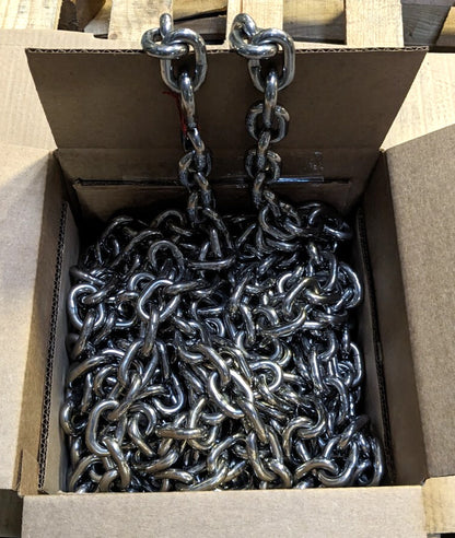 3/8" Stainless Steel Chain  50FT  Welded  Grade 30  3550lb Capacity 512-3751-001