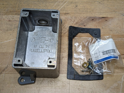 Lot of 3 Russellstoll Pin and Sleeve Receptacle w/ Screw Cap 30A 250V 2P/3W
