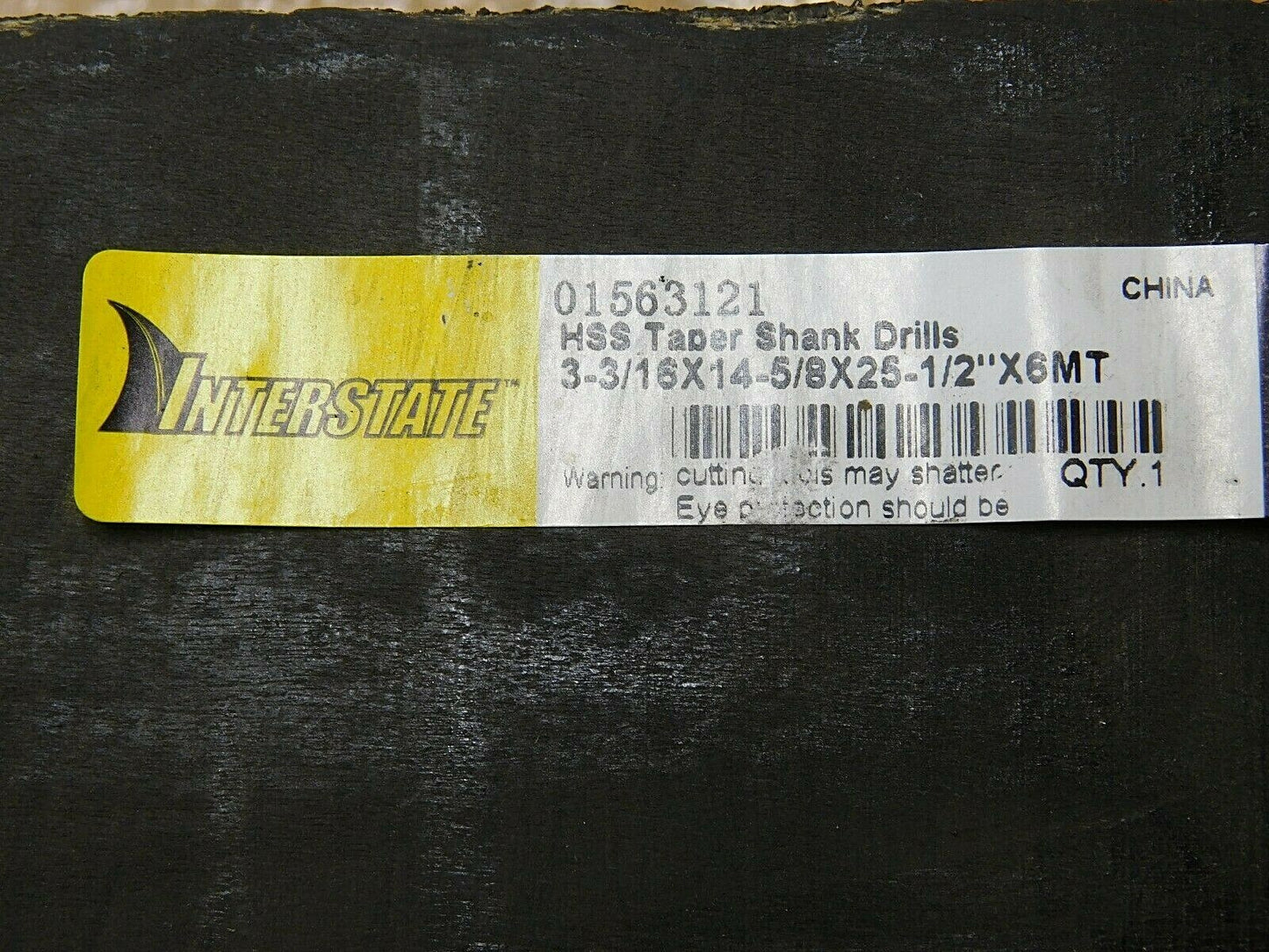 Interstate Taper Shank Drill HSS 6MT 3-3/16" x 14-5/8" x 25-1/2"