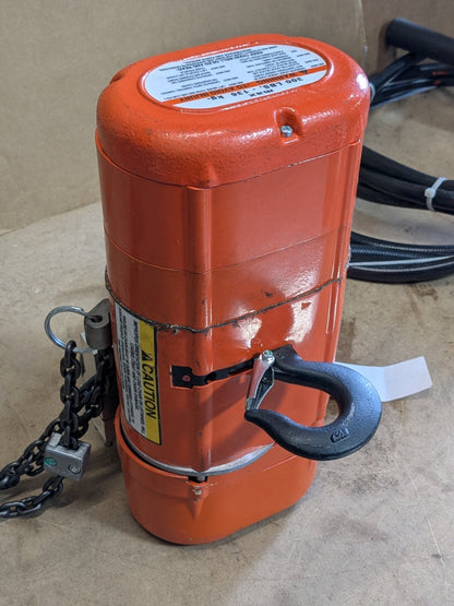 CM ShopAir Air-Powered Chain Hoist 300 Lb. Cap 10 Ft. Max. Lift PARTS / REPAIR
