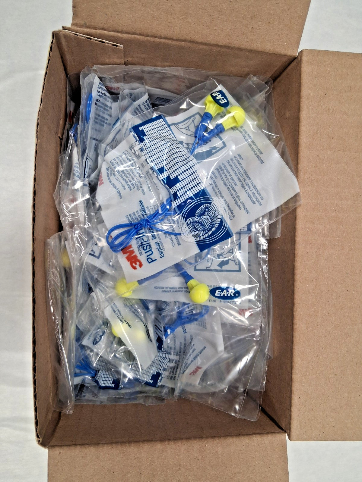 3M Earplugs 28.00 dB Foam Cylinder Push-In Uncorded 7000127213