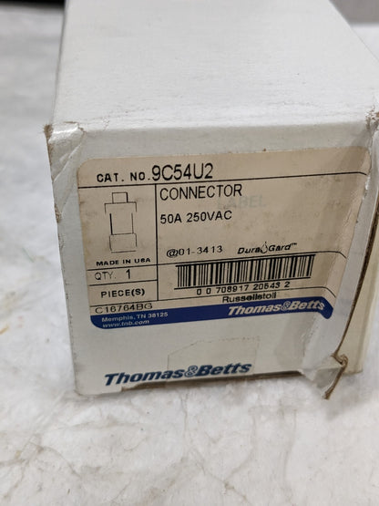 Thomas & Betts Russellstoll Connector 50A 250V 9C54U2T