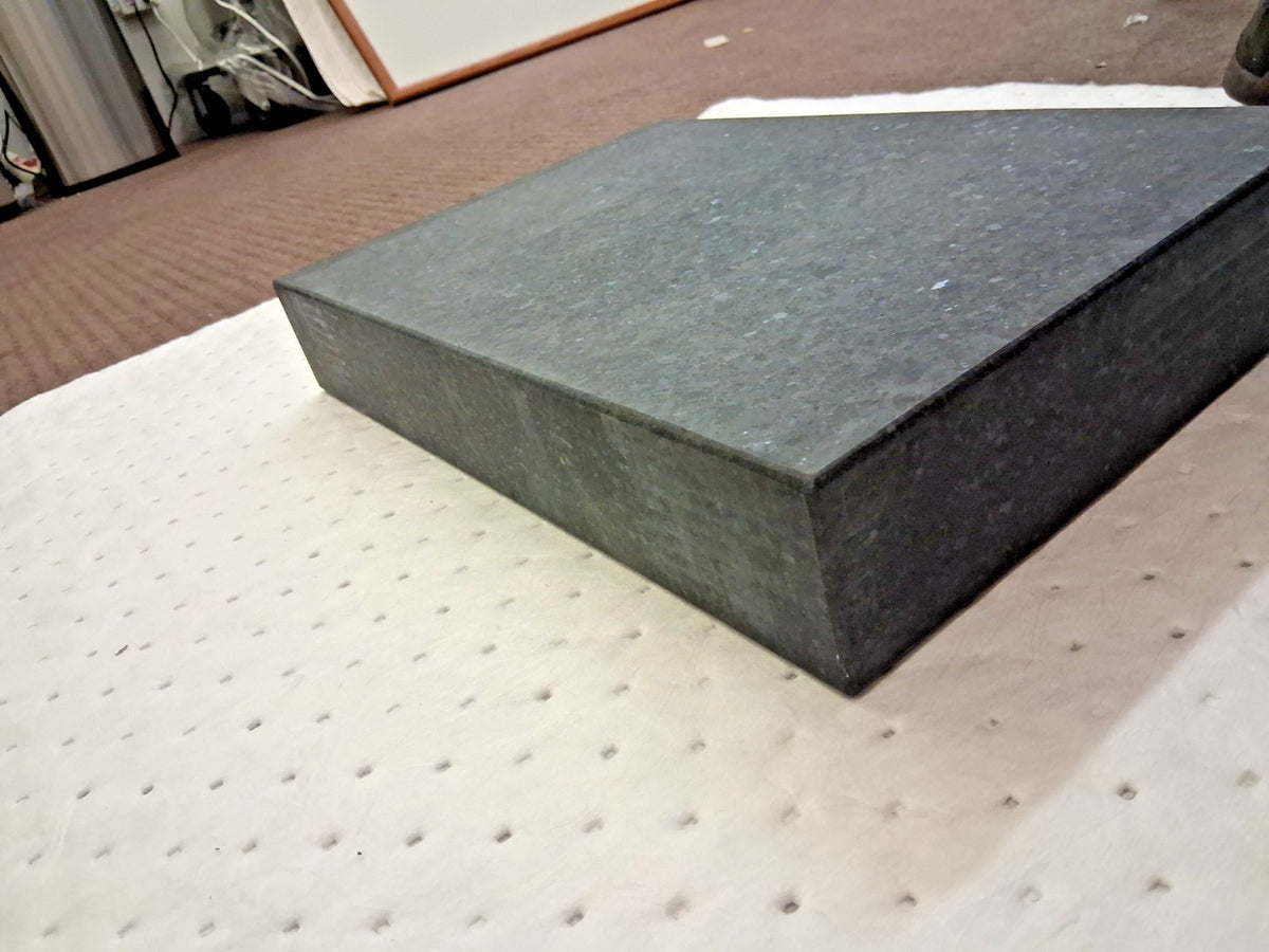 Pro Granite Inspection Surface Plate 12" Wide 18" Long 3" Thick 640-0120