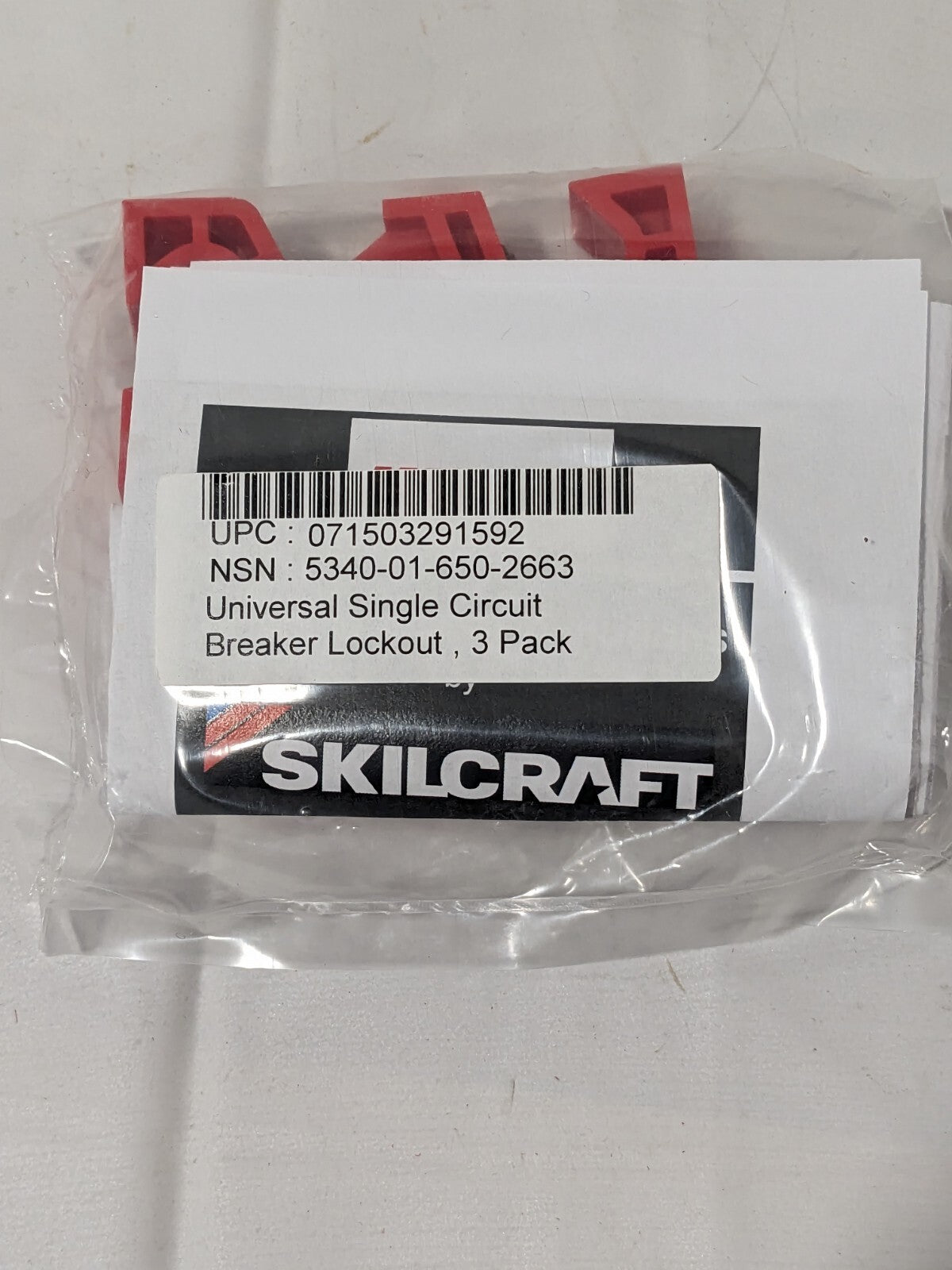 ABILITYONE Circuit Breaker Lockout Set ( 3 Pack ) 5340016502663