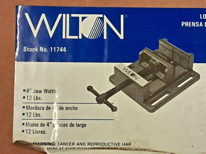 Wilton Horizontal Drill Press Vise 4" Jaw Opening 11744