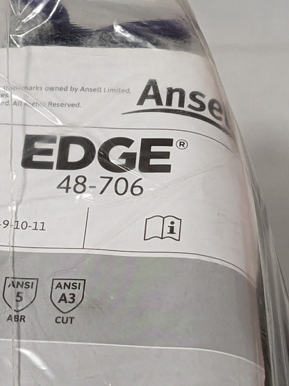 Ansell Edge Cut and Abrasion-Resistant Gloves Sz 6 Qty 12 48-706-6