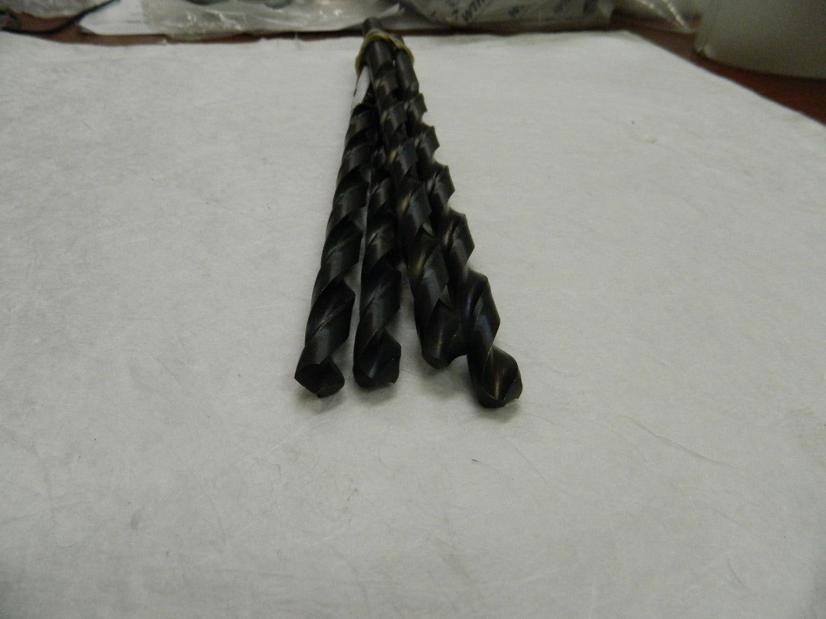 Interstate #01403302 HSS Oxide 15/32" 118° Spiral Flute Extra Length Drill Bit
