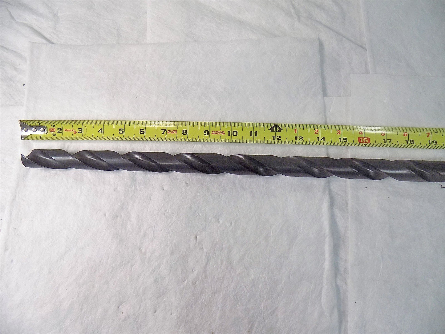 Precision #02411445 HS Drill Bit 15/16" x 24" Spiral 2FL Straight Shan