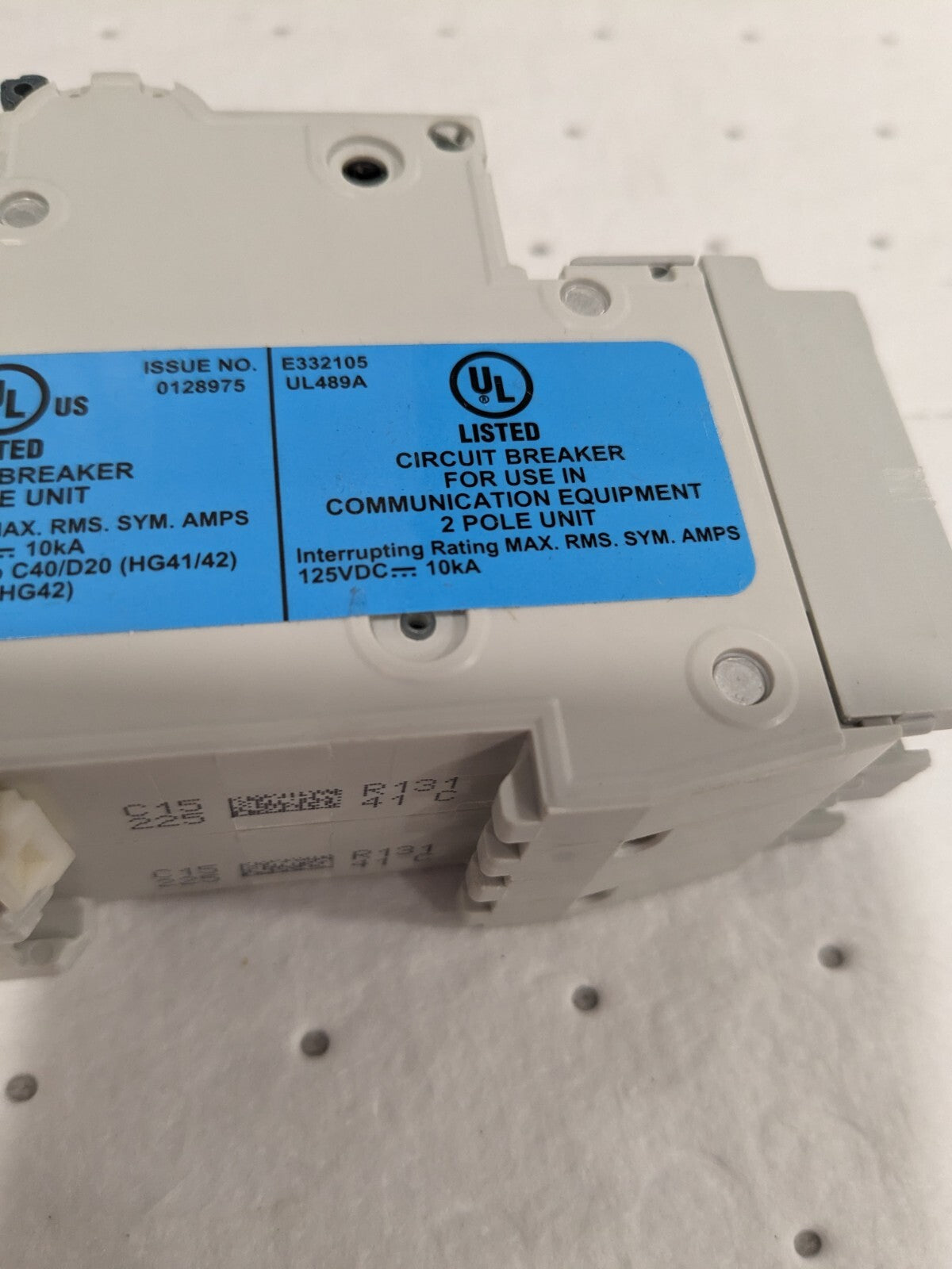 Siemens Sentron Miniature Circuit Breaker 5SJ4211-7HG41