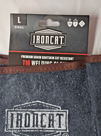 IRONCAT PIP Welding Pair Gloves Leather/Synthetic Leather 6144/L