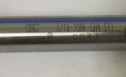 OSG 31401908 7/16" - 20 Sti Gh4 3Fl Ticn Spiral Point Gun Tap Qty. 1